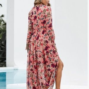 ZESICA | Long Sleeve Maxi Dress